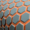 Haiping Line Small Hexagonal 98.4"X43.31"EVA Self-Adhesive eva Foam Boat Flooring