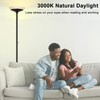 BoostArea Torchiere Floor Lamp, 30W Super Bright LED Standing Lamp,