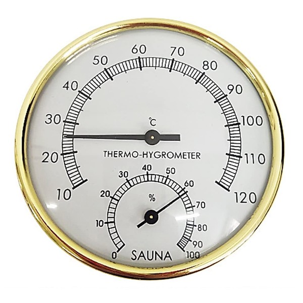 ST TS Thermometer/Hygrometer for Sauna, Analog, Hygrometer, Thermometer, Bath, Hot