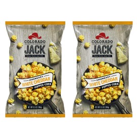 Colorado Jack Gourmet Flavored Popcorn - Colorado Jack Popped Corn in Legendary Flavors (White Cheddar)