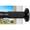 AIZESI Black Tension Curtain Rod 51-144In (4.25-12Ft), Extra Long No-Drill