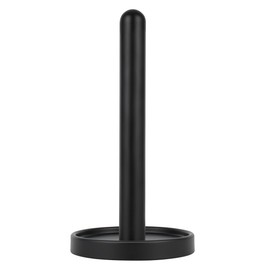 Ivilon Countertop Paper Towel Holder - Steady and Easy Tear - Fits All Paper Towel Rolls - Black