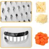 Kitchen Stainless Steel Cheese Grater & Shredder - Vegetable Grater