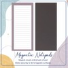 Utron 4 Pack Magnetic Notepads for Refrigerator, 50 Pages/Book Grocery