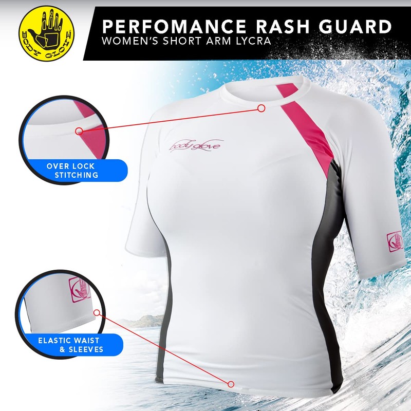 Body Glove Women's Regular Fit Rash Guard Shirt