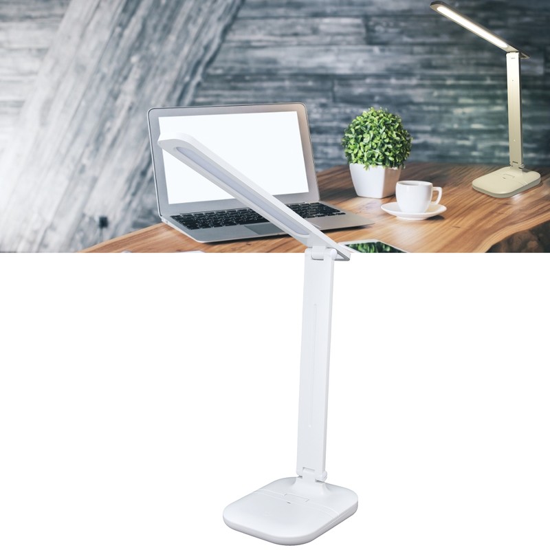 Folding Desk Lamp 3 Light Source USB Internal Battery Rechargeable