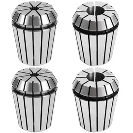 SEUNMUK Juego de 4 pinzas de resorte ER32 de 1/2 y 1/4 de pulgada ER32 para máquinas de grabado CNC, herramienta de torno de fresado