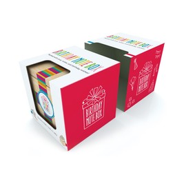 The Birthday Note Box – Colorful Wooden Box with Card Stock Notecards for Personalization – Great Birthday Card or Birthday Activity for Kids or Teens
