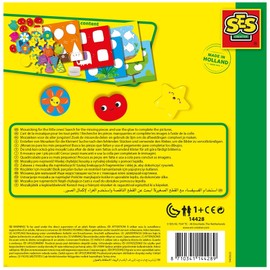 SES 14428 My First – Adesivi adesivi a forma di stelle, diversi colori, 1 pezzo (1 pezzo)