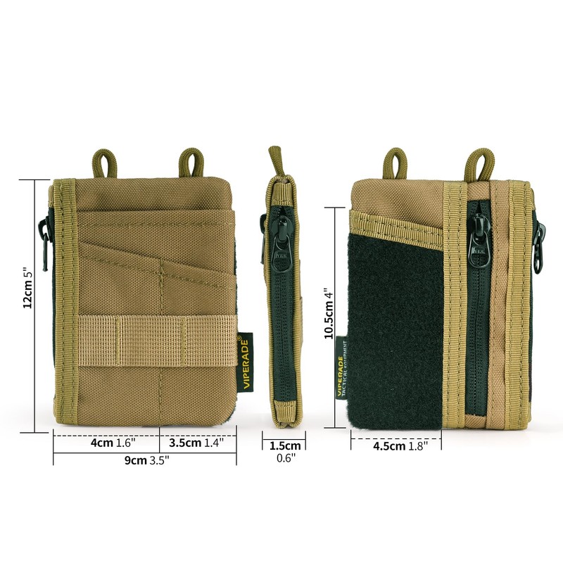 VIPERADE VE18-S Small EDC Pouch Tool Organizer,Multifunction Small Tools Pouch