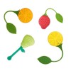 Naranqa - Infusor de té (silicona), 4, Fruit-Shape