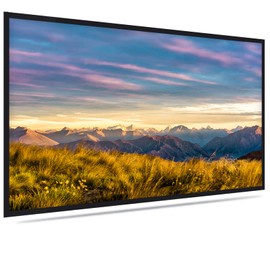 QILEBA 24 Feet Inflatable Outdoor Indoor Projector Movie Screen, 16.5' x 8.7' for Backyard Pool Party Movie Nights