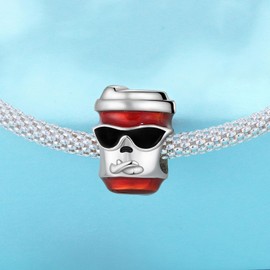 CYCUFF 925 Sterling Silver Charms for Bracelets and Charm Necklaces, Bracelet Pendant Beads Jewellery Gift for Family Friends Women, Sterling Silver, Sterling silver