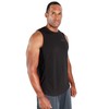 DEVOPS 3 Pack Men's Muscle Shirts Sleeveless Dry Fit Gym