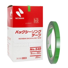 Nichiban 41219410 Bag Sealing Tape 540 (9mm x 50 m) Green 540 G