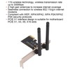 PCIe WIFI Card 11N Technology 2 Gain Antennas 802.11b/g/n 300Mbps