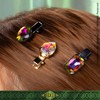 Wicked Gemstone Salon Clips - hair clips - gift box