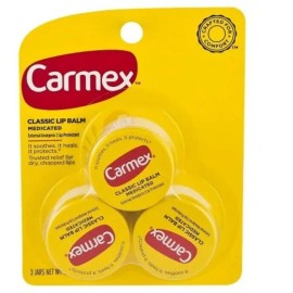 Carmex Classic Jar 7.5 g – Bálsamo Labial Hidratante Original, Protector para Labios Secos, Agrietados y Maltratados, Uso Diario