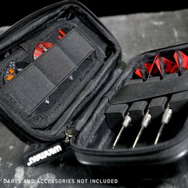 WINMAU Armor Darts Wallet - Darts Case for Fully Assembled Darts and Accessories - Impact Resistant, Extremely Durable and Safe, black, G1