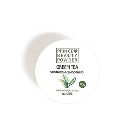 Prince Natural Beauty Powder for facial mask with 100% Cotton Facial Gauze Mask 10 sheets (Green Tea 녹차 2.9oz)