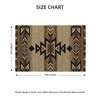Brown Black Boho Placemats Set of 4 Rustic Aztec Western
