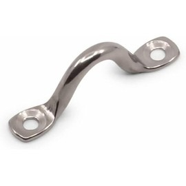 Smart Choice Marine 316 Stainless Steel Tie Down Eye Strap Deck Loop for Marine Kayak Boat Chose Size and Quantity (5mm, 5-Pack)