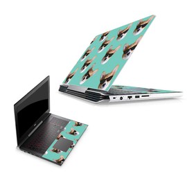 MightySkins Skin Compatible With Dell G5 15" 2018 Gaming Laptop - Cool Corgi | Protective, Durable, and Unique Vinyl Decal wrap cover | Easy To Apply, Remove, and Change Styles | Made in the USA