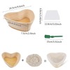 Bread Proofing Basket,25cm/10in Heart Shaped Rattan Sourdough Proving Basket Baking