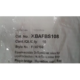 Eaton - Cutler Hammer Bag of 10 Eaton Cutler-Hammer XBAFBS108 10-Position Plug in Bridge -Factory Seal
