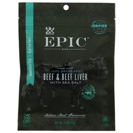 EPIC PROVISIONS Sea Salt Beef & Beef Liver Bites, 2.5 OZ