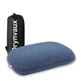 Orynvaux Memory Foam Camping Pillow - Lightweight & Portable Small Travel Pillow for Airplane & Train Travel, Camping, Backpacking, Removable Washable Cover, Easy to Clean, Includes Storage Bag