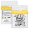Caianwin Flat Head Rivet Nuts Stainless Steel A2 V2A Threaded