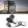 50W 120dB Car Loud Horn 6 Sounds Emergency Warning Alarm