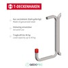 Gedotec Ceiling Mount - Double Ceiling Hook for Screwing Galvanised