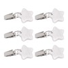 6Pcs Tablecloth Weights Marble Stainless Steel Small Size Waterproof Rustproof