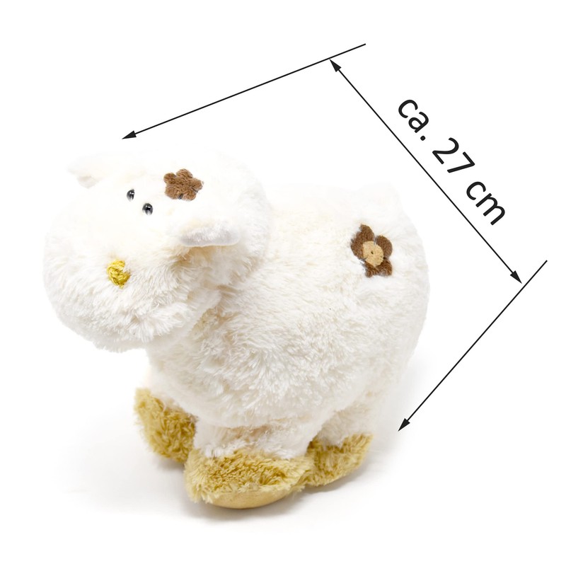 tachi Cuddly Toy Sheep 27 cm, Standing Stuffed Animal Sheep