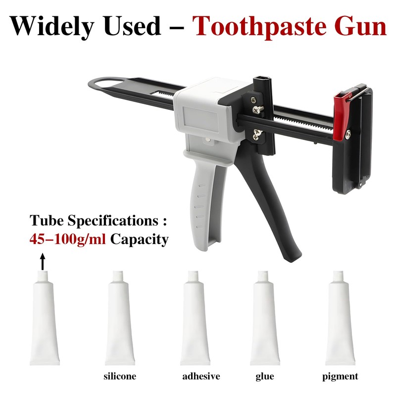 2026 New Toothpaste Tube Gun,Toothpaste Tube Glue Gun Squeezing Machine,Silicone