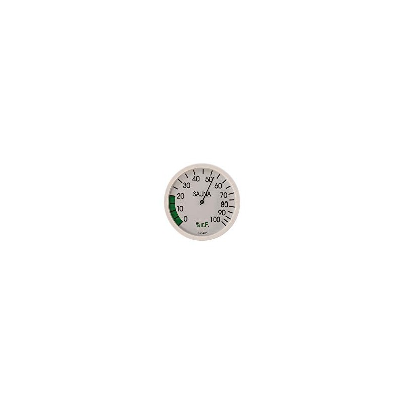eliga Hygrometer White 120 mm for Sauna