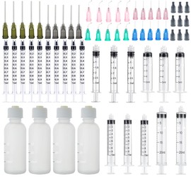 25 Pack Dispenser and 30ml Glue Bottle, 1ml, 3ml, 5ml, 10ml, 20ml Glue Dispenser, 14ga, 16ga, 18ga, 20ga, 22ga Dispensing head and Caps, Measuring Liquids and Refilling