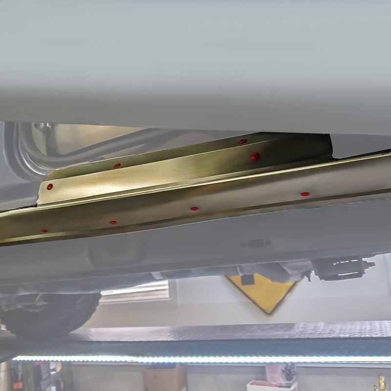 ECOTRIC Pair of Slip-on Outer Rocker Panel Compatible with 2003-2006