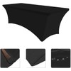 ALESWEAR 6ft Spandex Tablecloths for Home Rectangular Table Fitted Stretch
