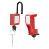 Lock Circuit Breaker Lockout Alloy Serrated Nylon Padlock 25mm Lockhole