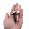 KAYIMAS Mini Adjustable Spanner, 2.5" Small Steel Spanner Jaw Wrench