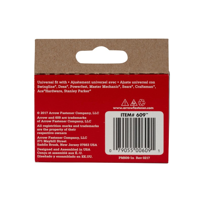 Arrow 60930 Wide Crown Staples for Staple Guns and Staplers,