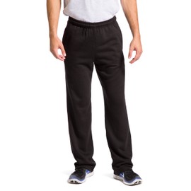 Fishers Finery Men's Everyday Sweatpant with Pockets - Casual Lounge Pant - Improved FIT (Black, M)