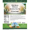 Wild Berry Hibiscus Dandelion Root Tea (50 tea bags, ZIN: