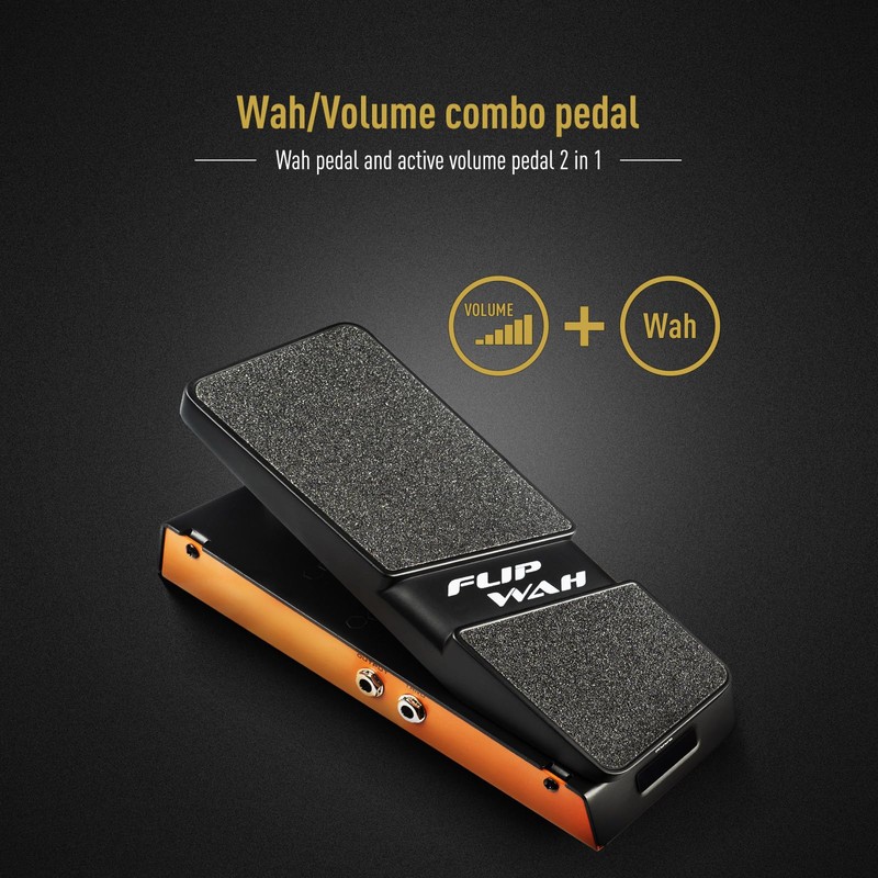 SONICAKE Wah Active Volume Pedal, Wah & Volume 2 in