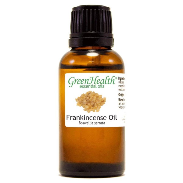 Frankincense Serrata – 1 fl oz (30 ml) Glass Bottle – 100% Pure Essential Oil – GreenHealth