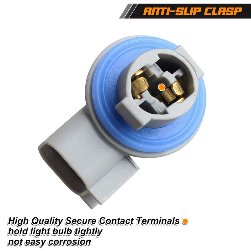 NDRUSH License Plate Light Sockets Wiring Harness Plug Connectors Replacement