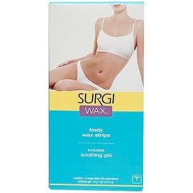 Surgi-wax Body Wax Strips For Bikini, Body & Legs, with Soothing Gel